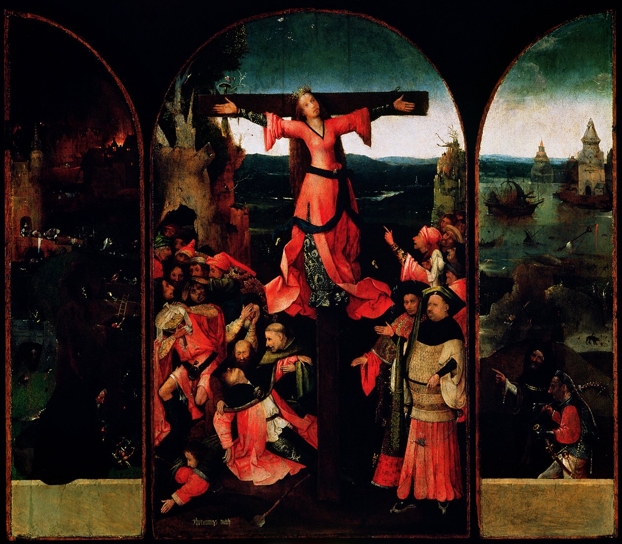 St. Liberata triptyk av Hieronymus Bosch
