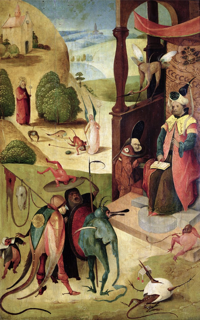 St.James och trollkarlen av Hieronymus Bosch