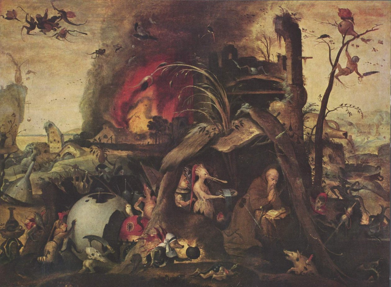 The Temptation of Saint Anthony av Hieronymus Bosch
