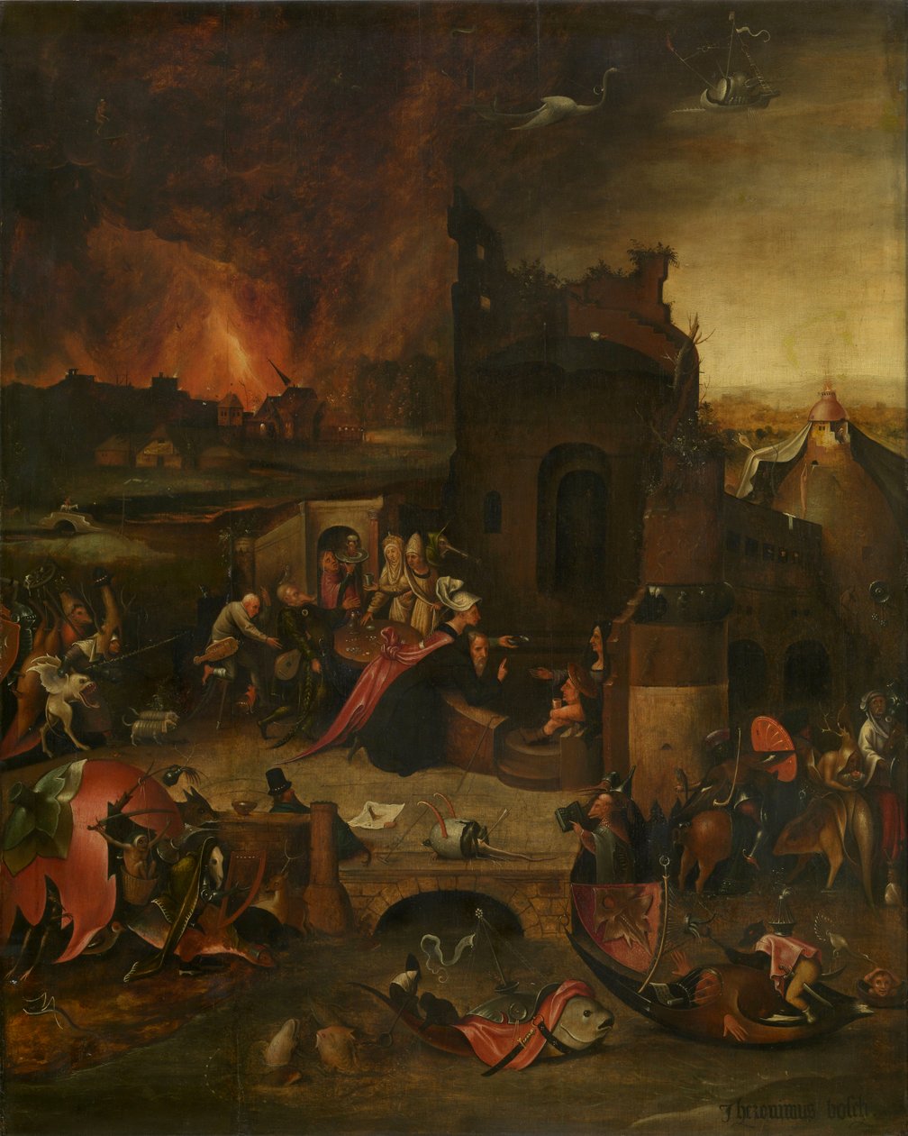 Verzoeking van de heilige Antonius de Grote van Egypte (Antwerpen) av Hieronymus Bosch