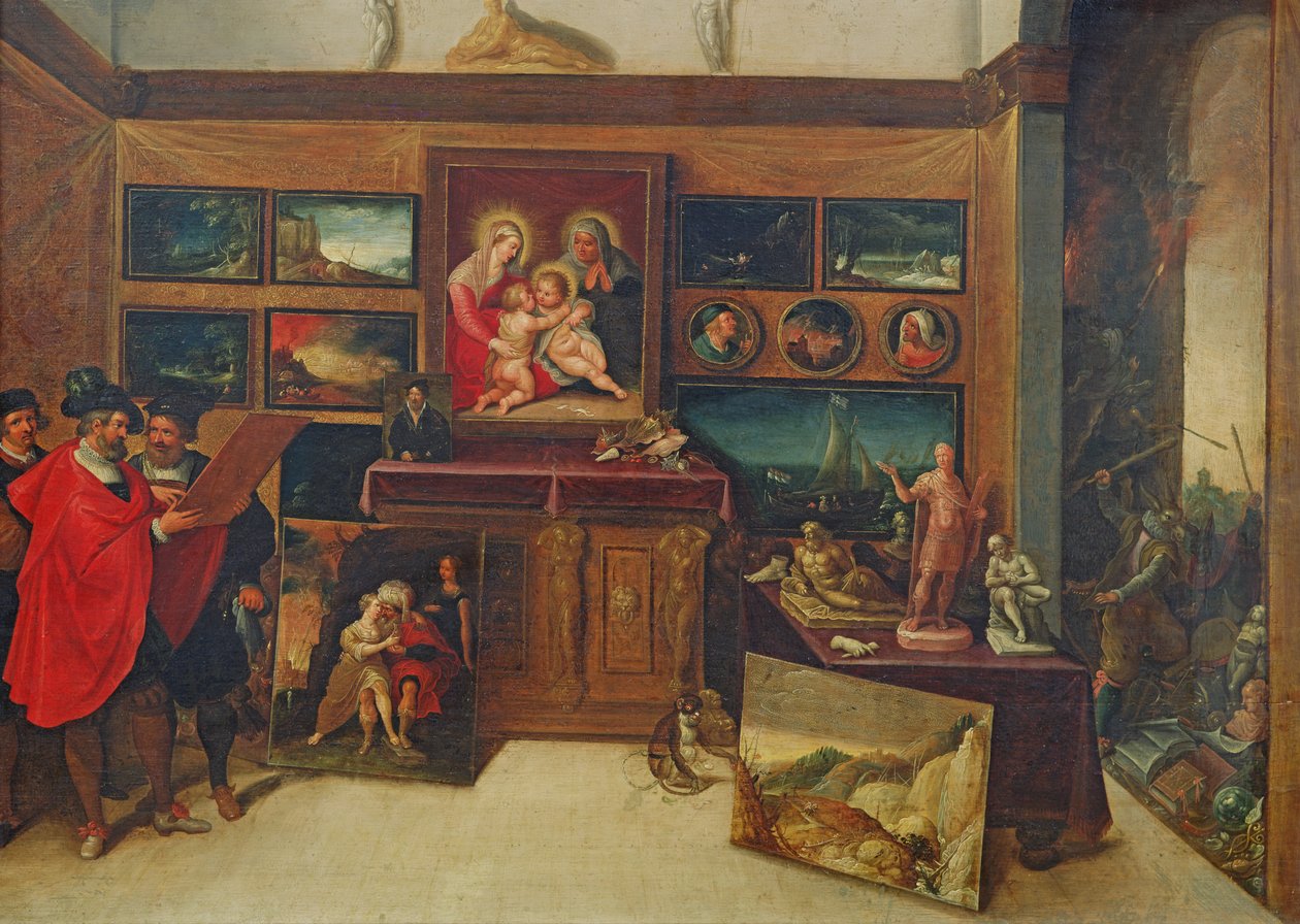 Amatörens utställningsrum, ca 1620 av Hieronymus II Francken