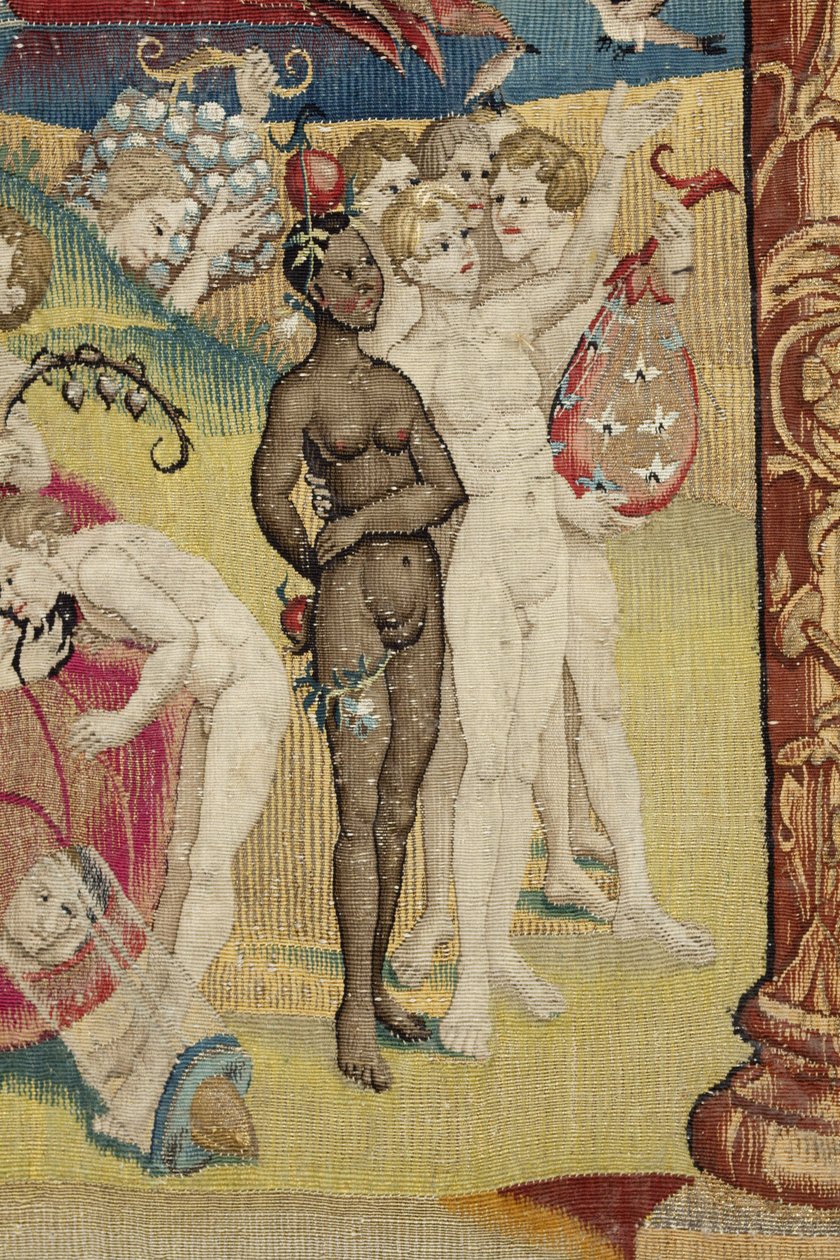 The Garden of Earthly Delights. ca. 1560 (gobeläng) av Hieronymus (after) Bosch