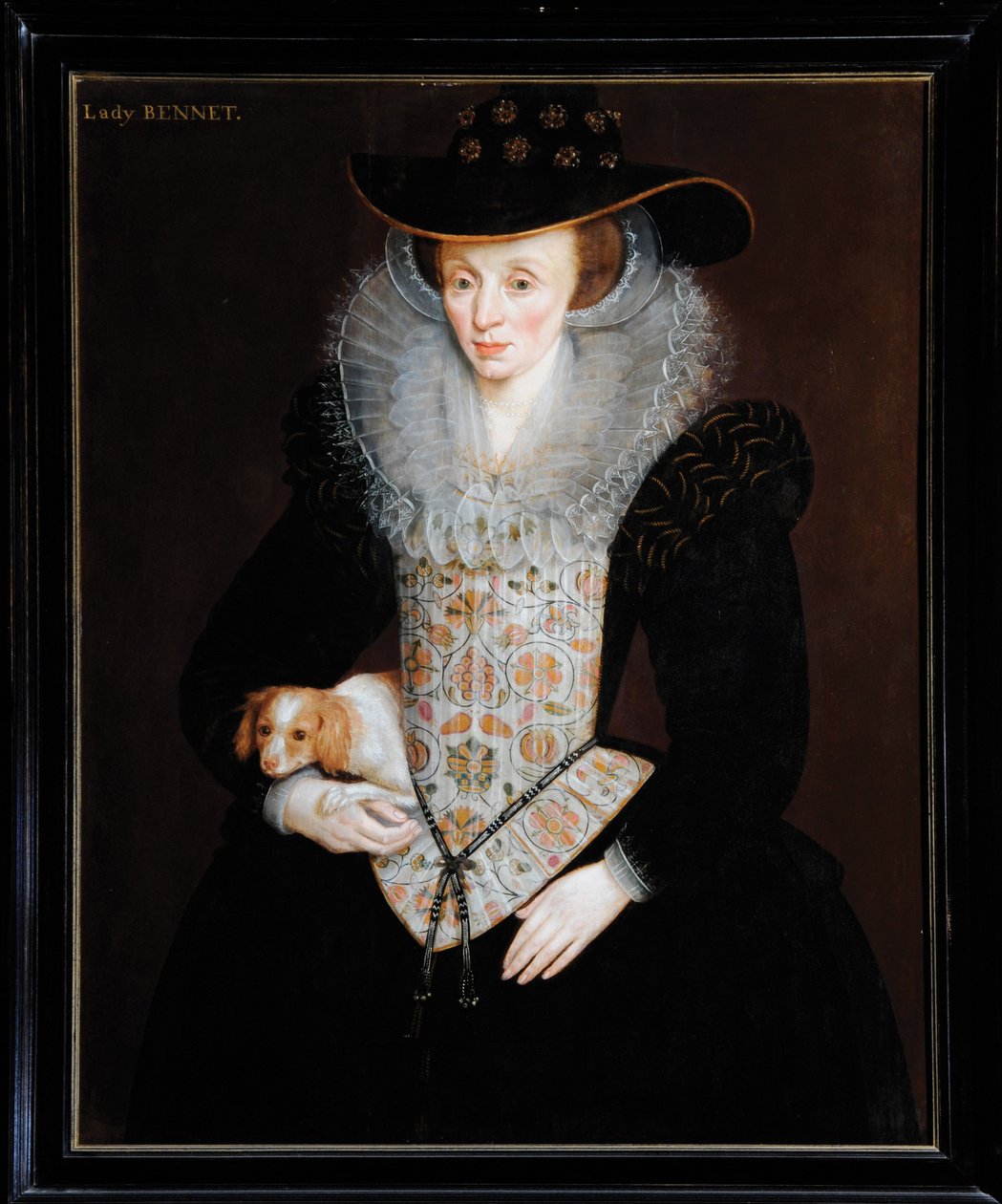 Lady Bennet, ca 1509 (olja ombord) av Hieronymus (attr. to) Custodis