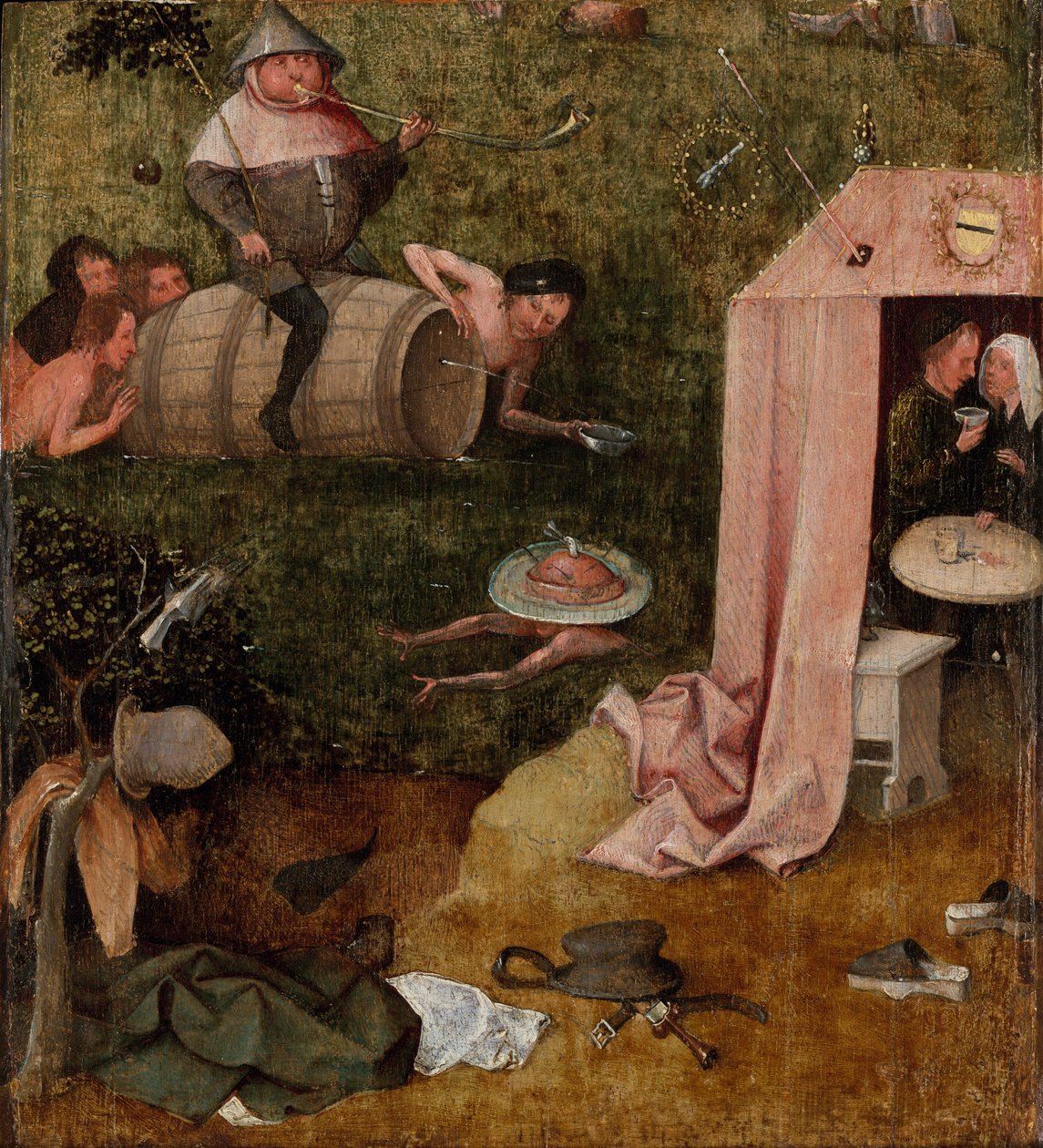 An Allegory of Inmperance, c.1495-1500 (olja på panel) av Hieronymus Bosch
