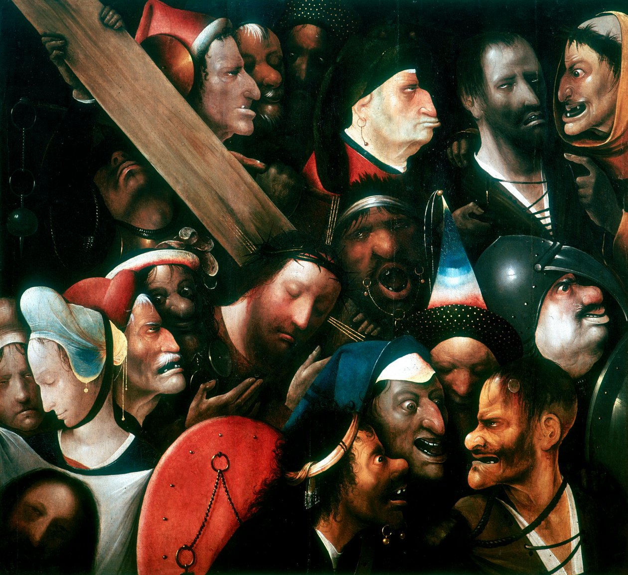 Att bära korset, c1480-1516 av Hieronymus Bosch