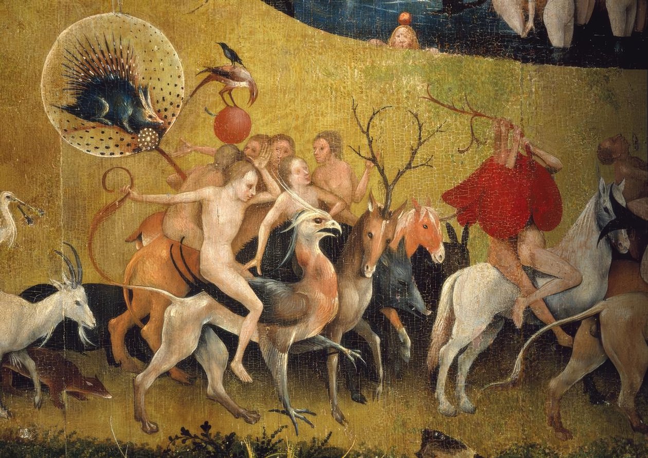 De jordiska njutningarnas trädgård av Hieronymus Bosch