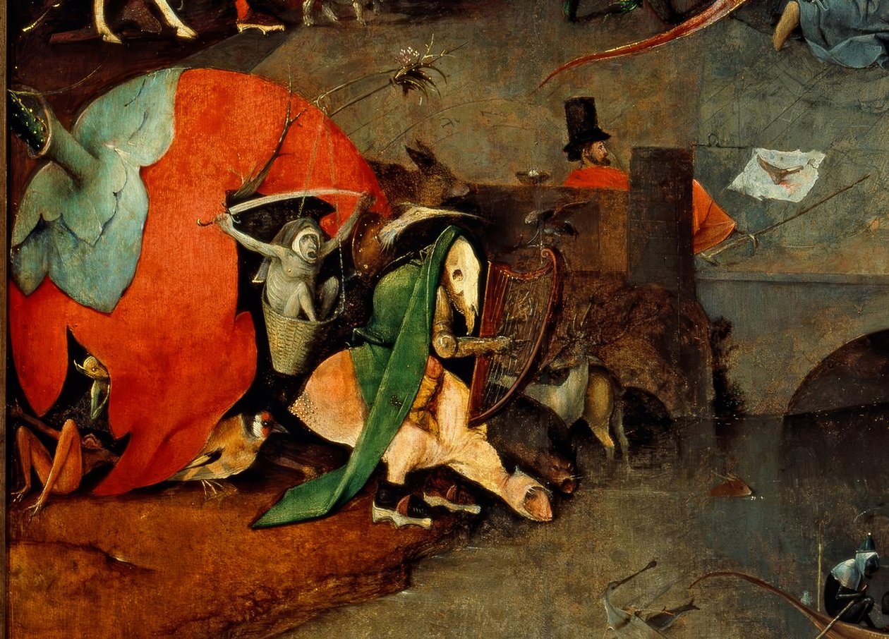 Frestelsen av Sankt Antonius av Hieronymus Bosch