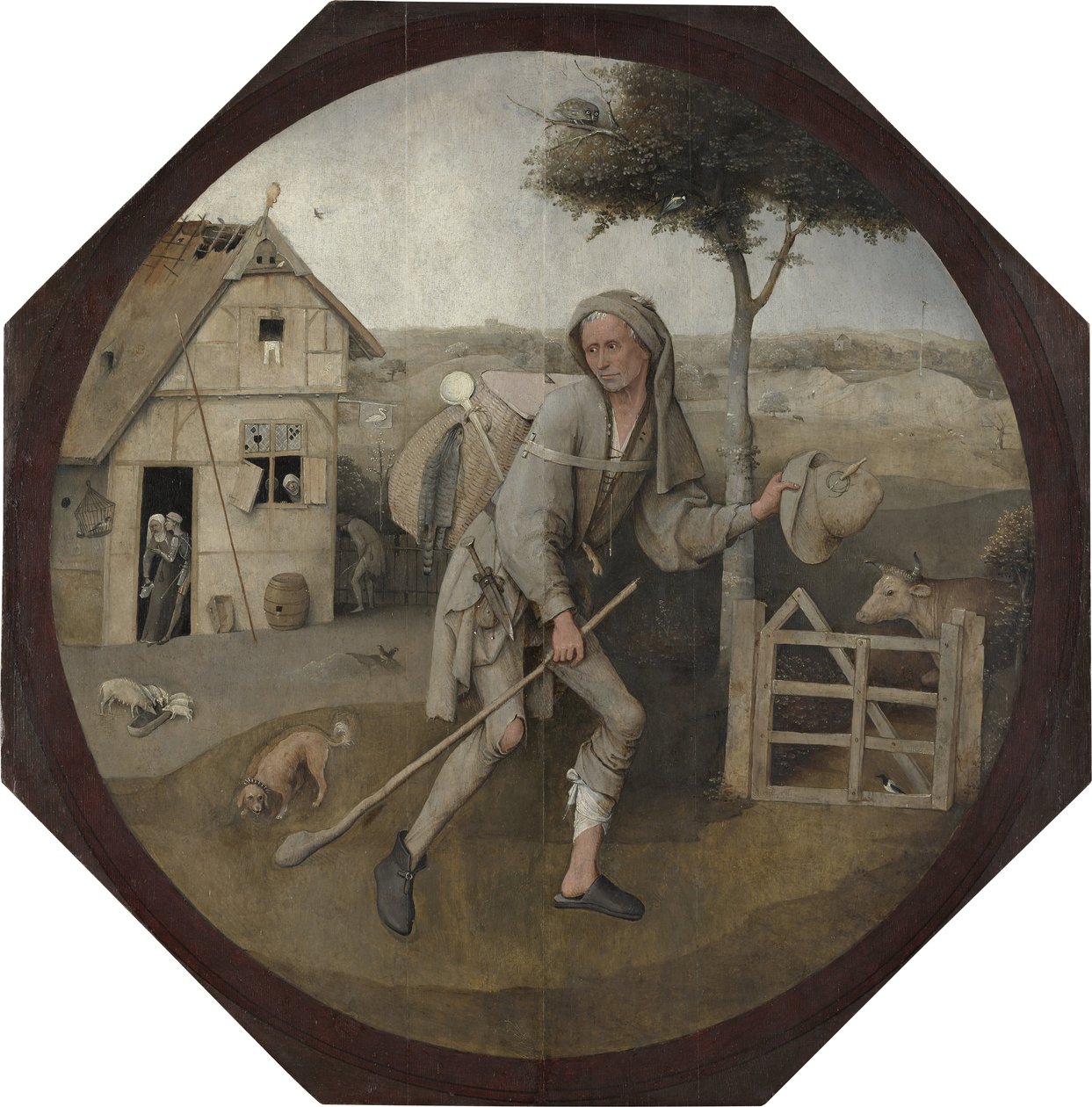 Holländska: The Wayfarer The Wayfarer av Hieronymus Bosch
