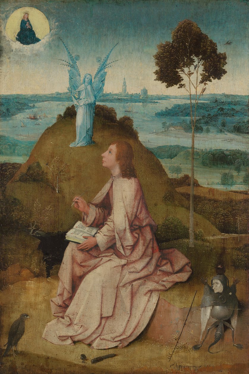 Johannes evangelisten på Patmos








 Alternativ titel(n):   Sankt Johannes på Patmos[1] Sankt Johannes på Patmos[2] av Hieronymus Bosch