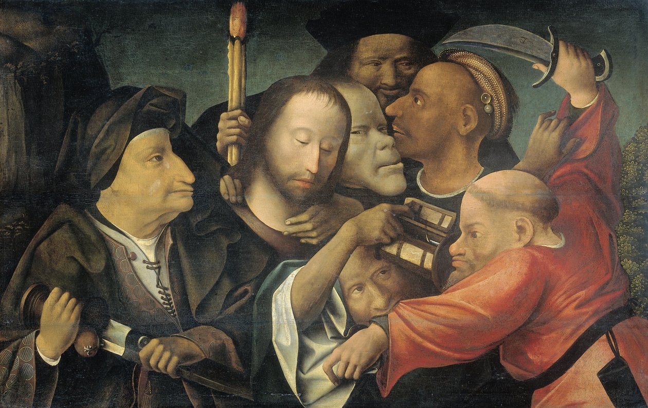 Kristi arrestering, ca. 1530-50 av Hieronymus Bosch