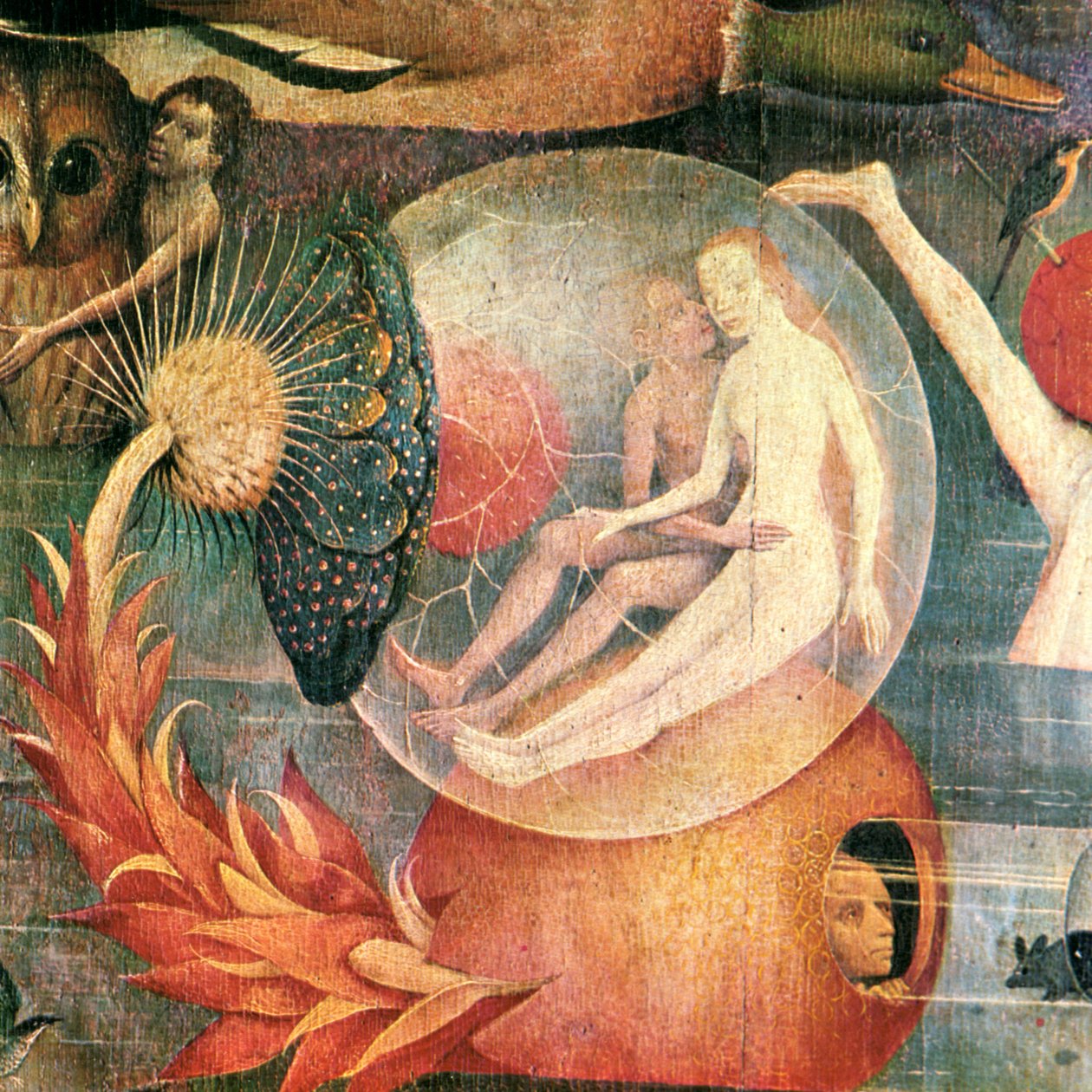 The Garden of Earthly Delights Detalj av mittpanelen, ca. 1500 av Hieronymus Bosch