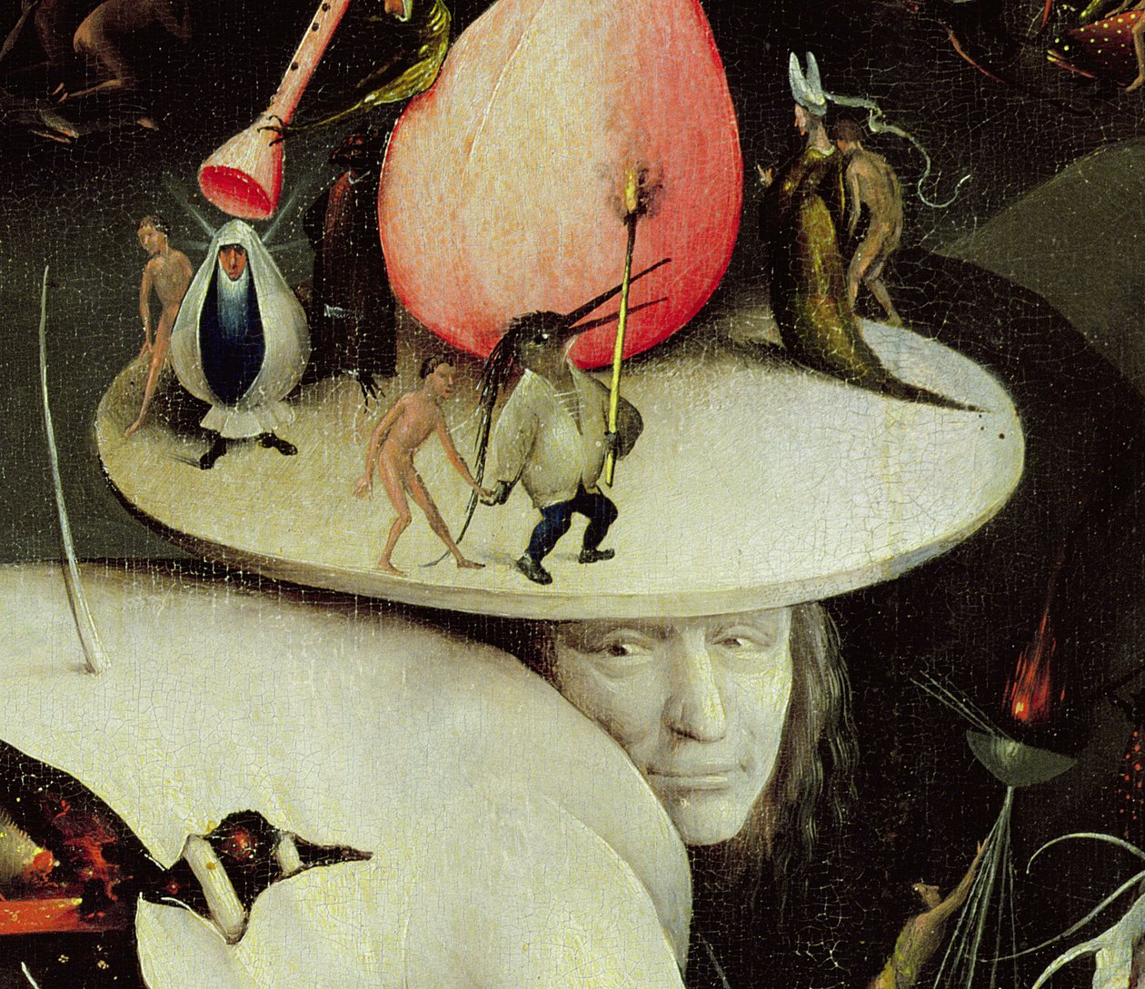 The Garden of Earthly Delights, c.1500 (detalj av 3425) av Hieronymus Bosch