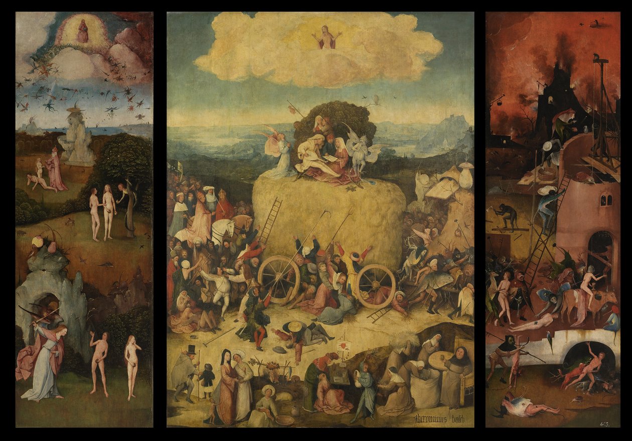 The Haywain Triptych, ca. 1516 av Hieronymus Bosch
