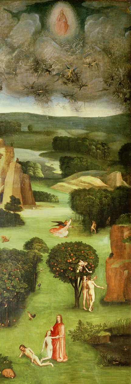 The Last Judgment (altartavla): Inre av vänster flygel av Hieronymus Bosch