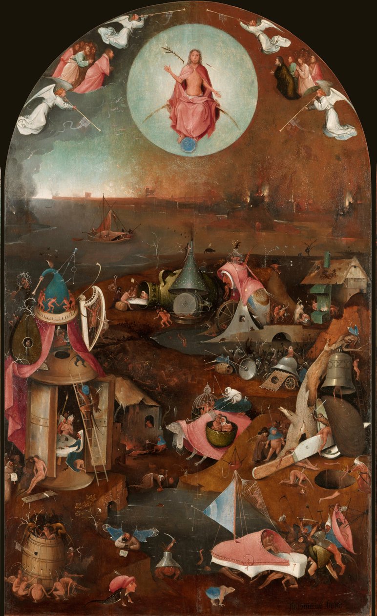 The Last Judgment Triptych, central panel, ca 1490-1510. av Hieronymus Bosch