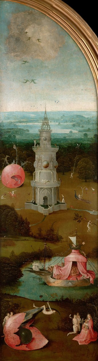 The Last Judgment Triptych, vänster panel, ca 1490-1510. av Hieronymus Bosch