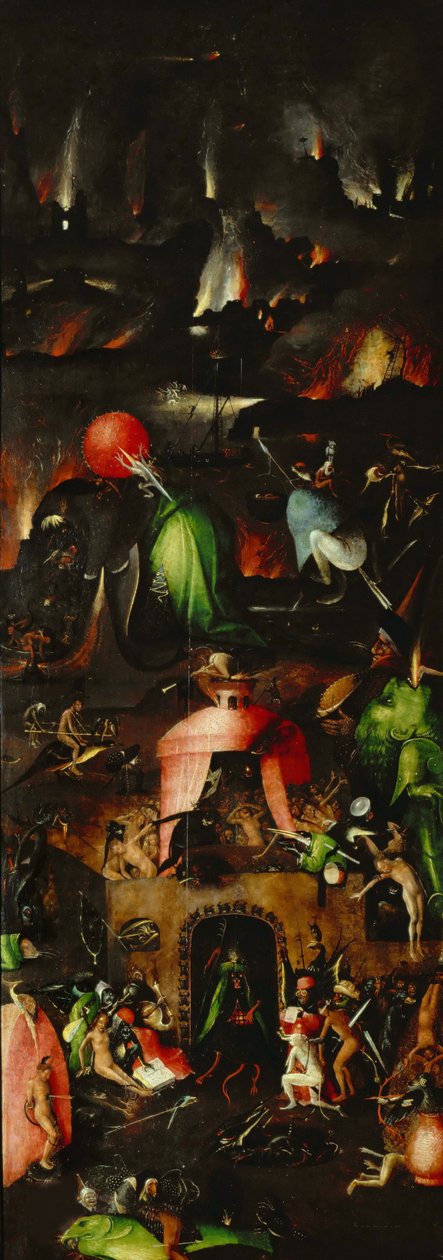 The Last Judgment Triptych, högra panelen, ca 1485. av Hieronymus Bosch
