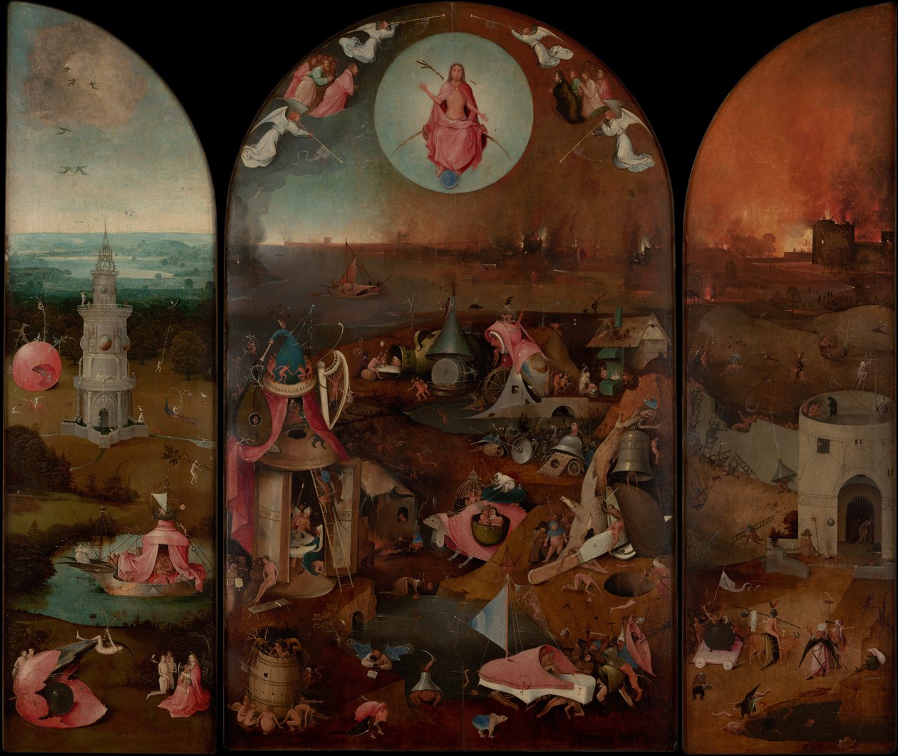 Den yttersta domen, ca 1486 av Hieronymus Bosch