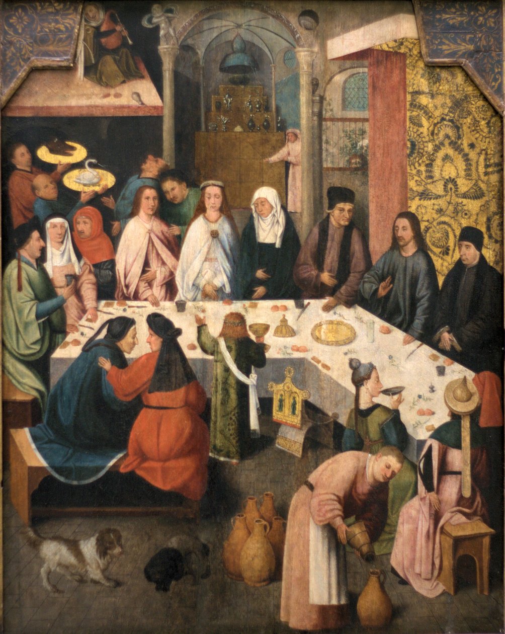 Bröllopsfesten i Kana, ca 1550-1565 av Hieronymus Bosch