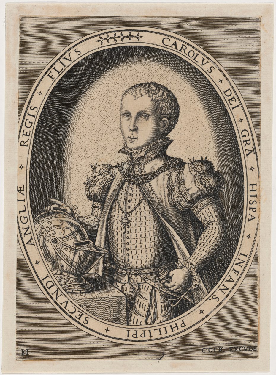 Don Carlos, prins av Asturien av Hieronymus Cock