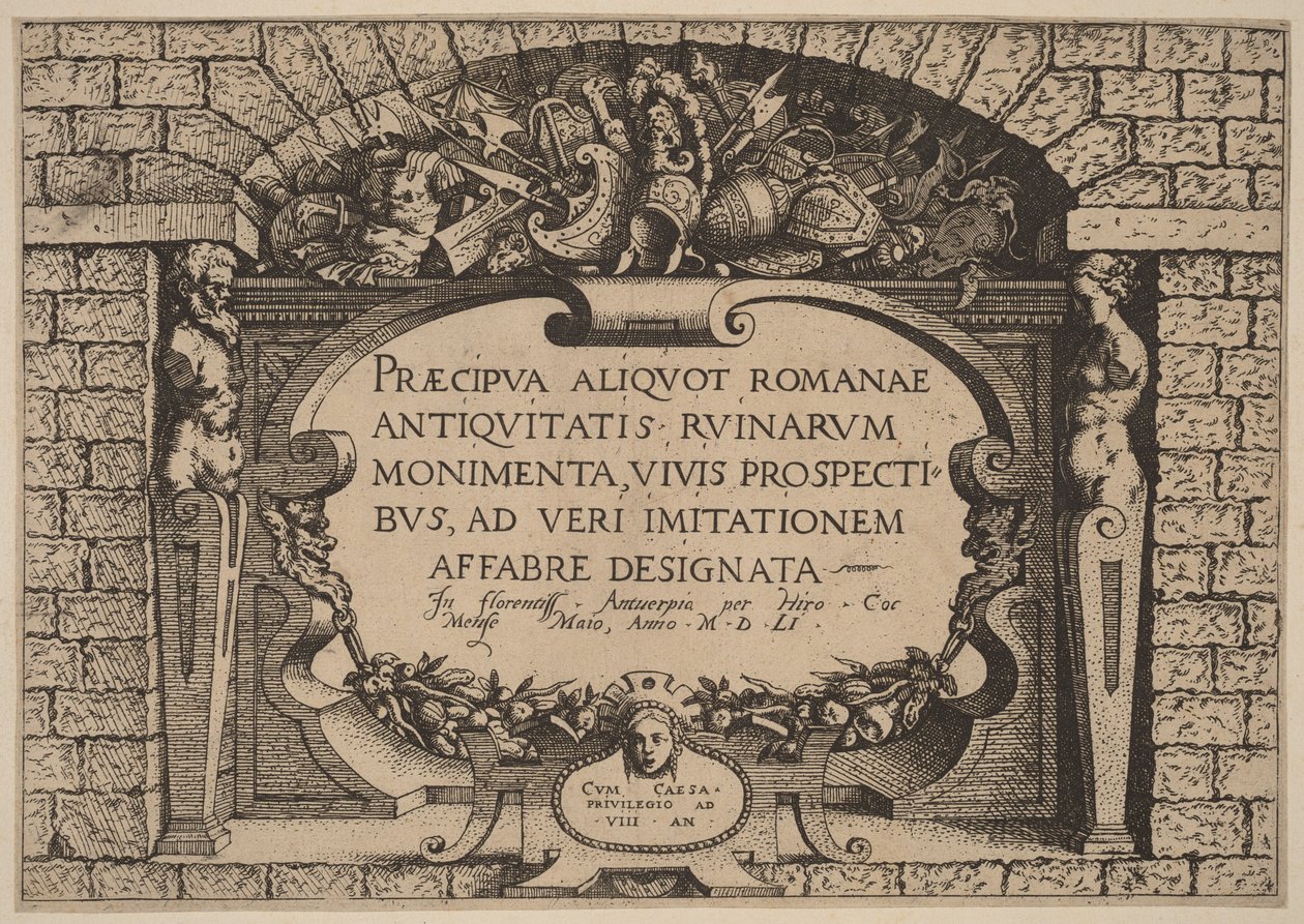 Titelsidan av Hieronymus Cock
