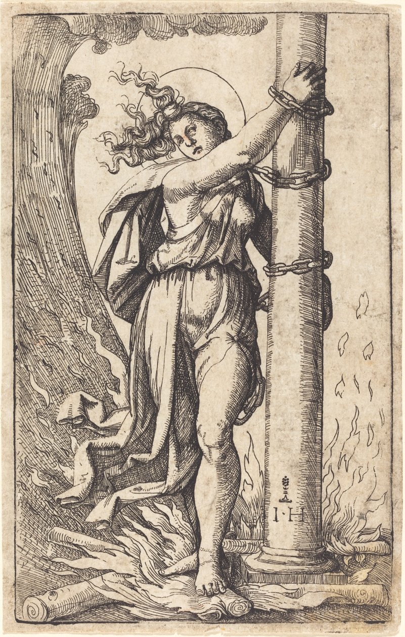 Mod av Hieronymus Hopfer after Marcantonio Raimondi