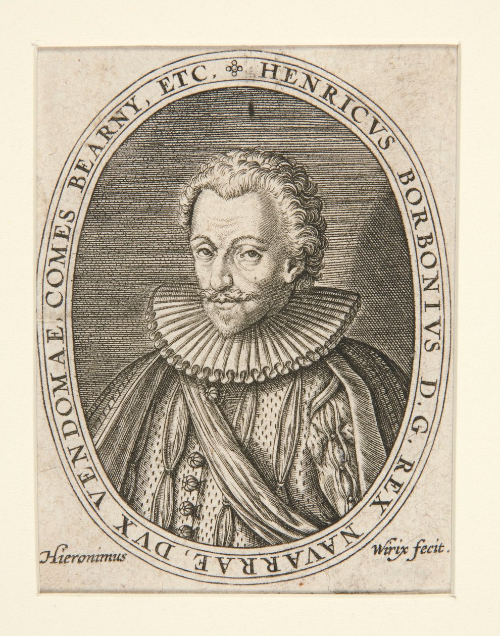 Kung Henrik IV av Hieronymus Wierix