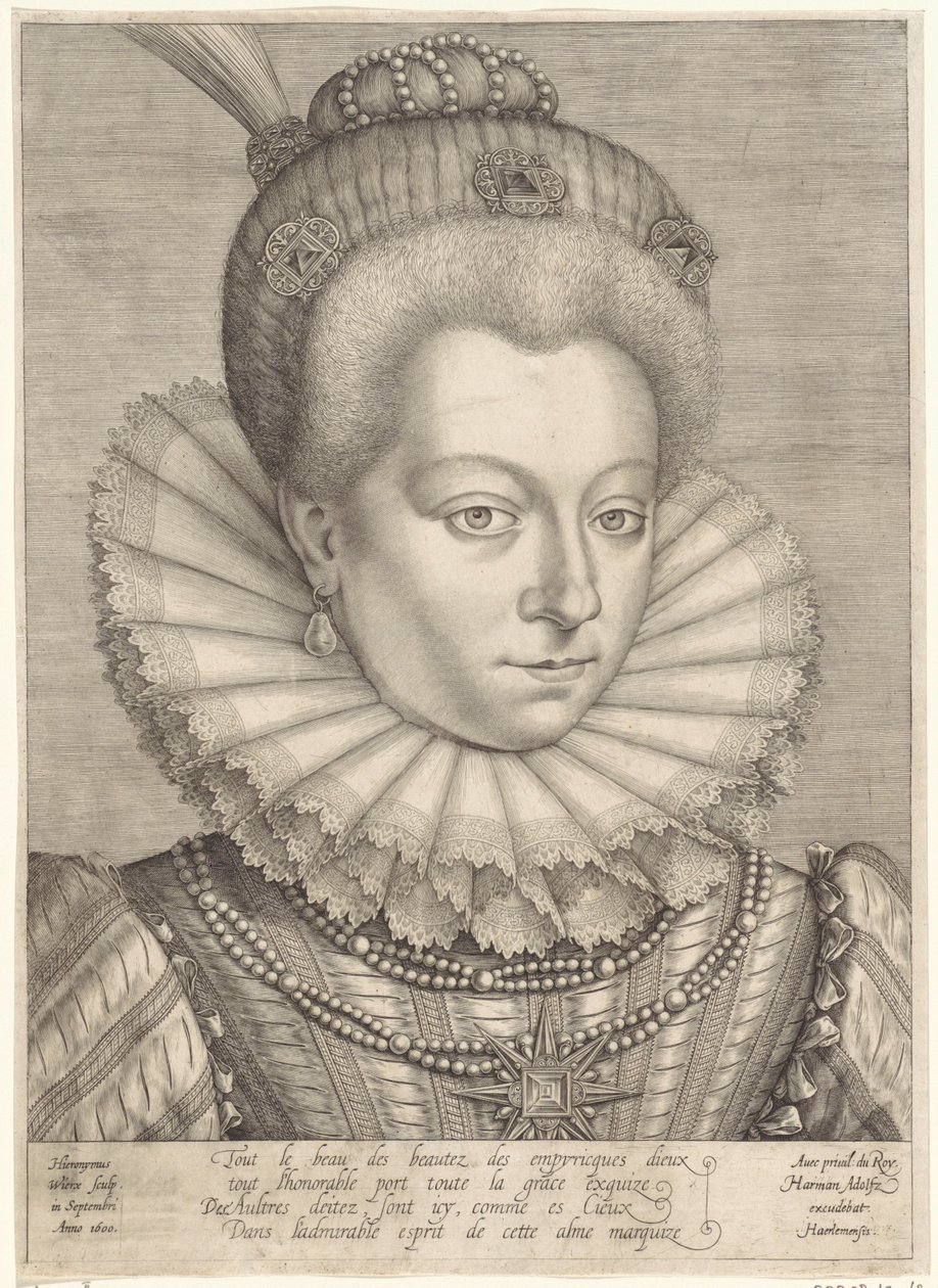 Porträtt av Catherine Henriette de Balzac d