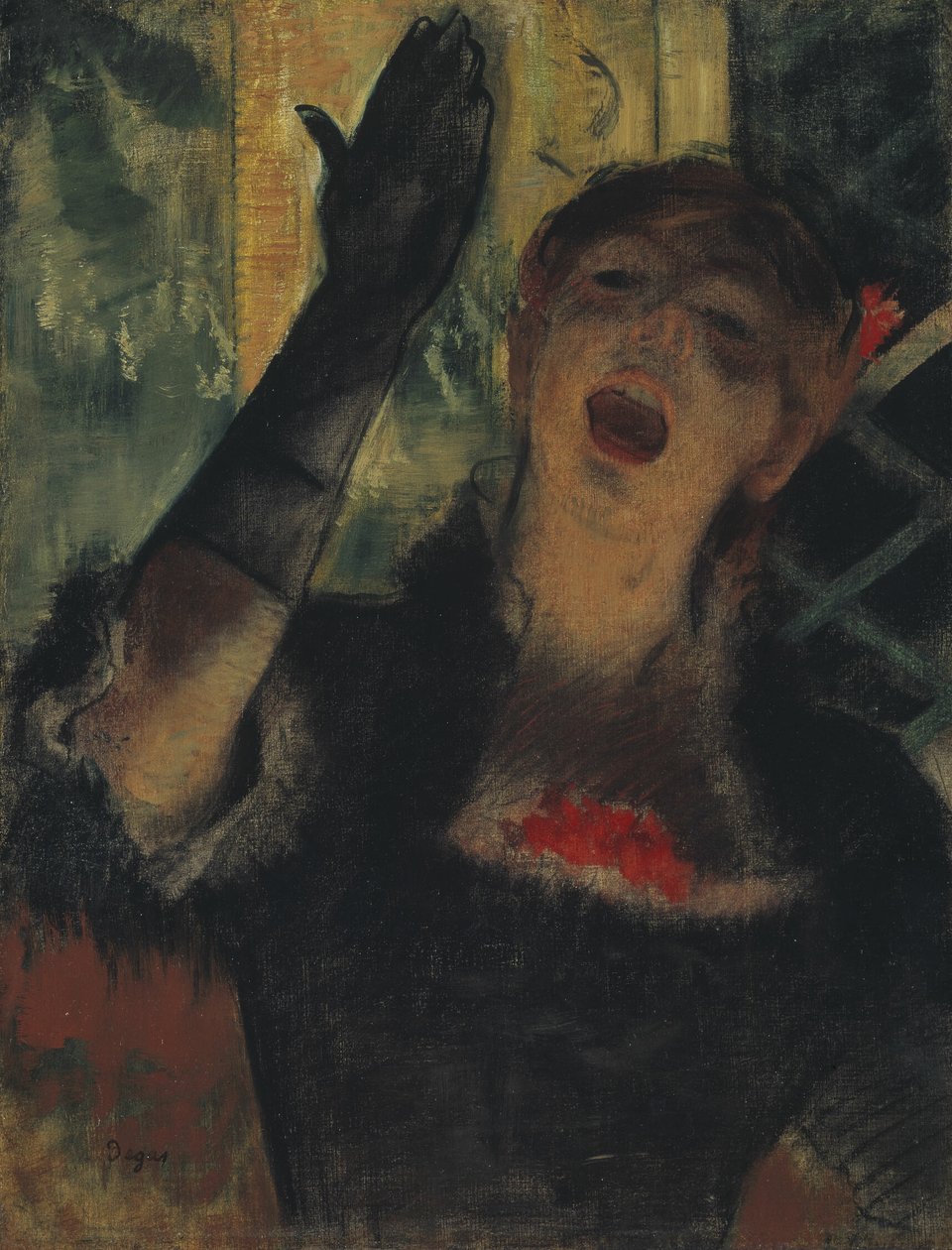 Café Sångare av Hilaire Germain Edgar Degas