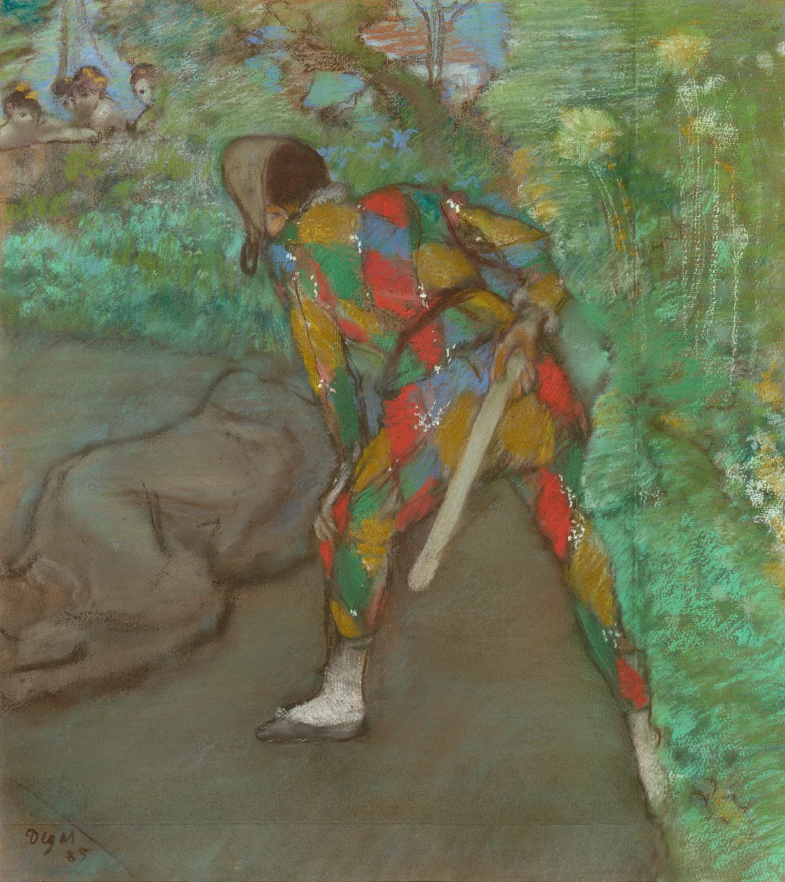 Harlequin av Hilaire Germain Edgar Degas