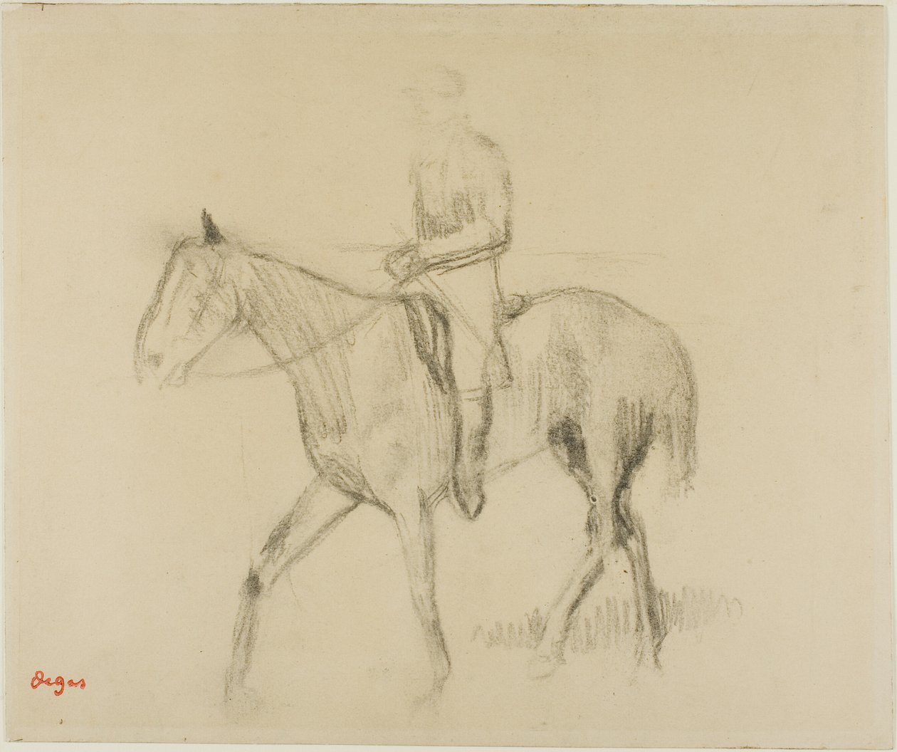Häst och ryttare av Hilaire Germain Edgar Degas