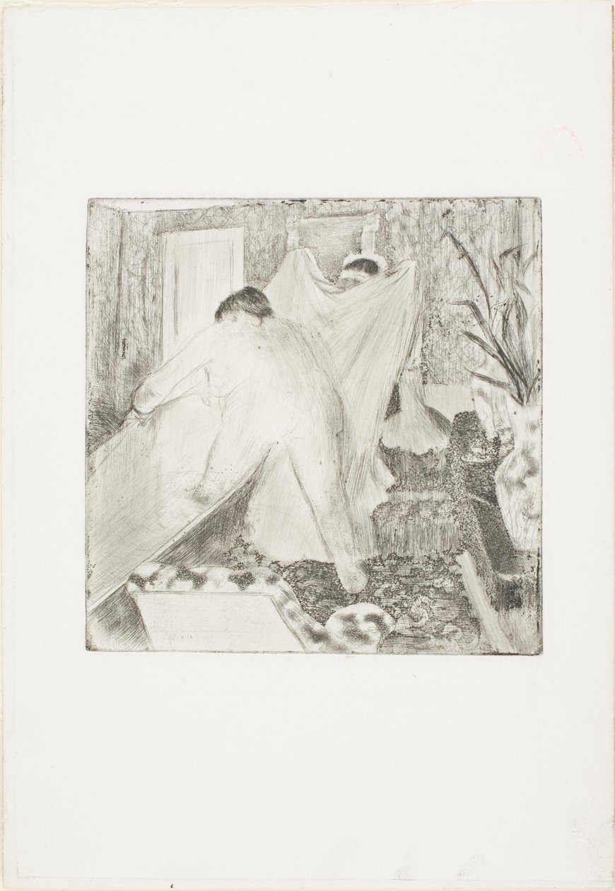 Lämnar badet av Hilaire Germain Edgar Degas