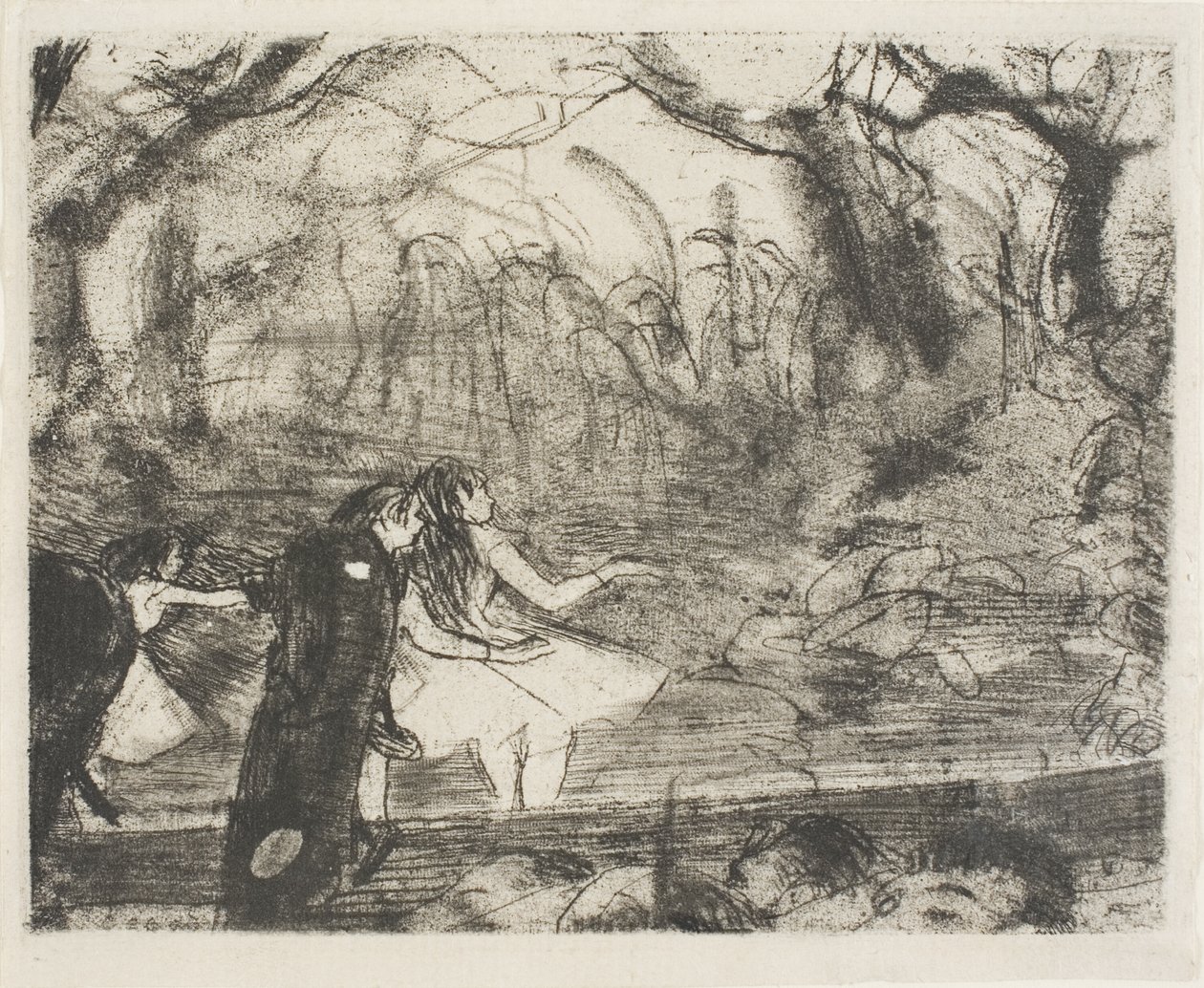 På scen III av Hilaire Germain Edgar Degas