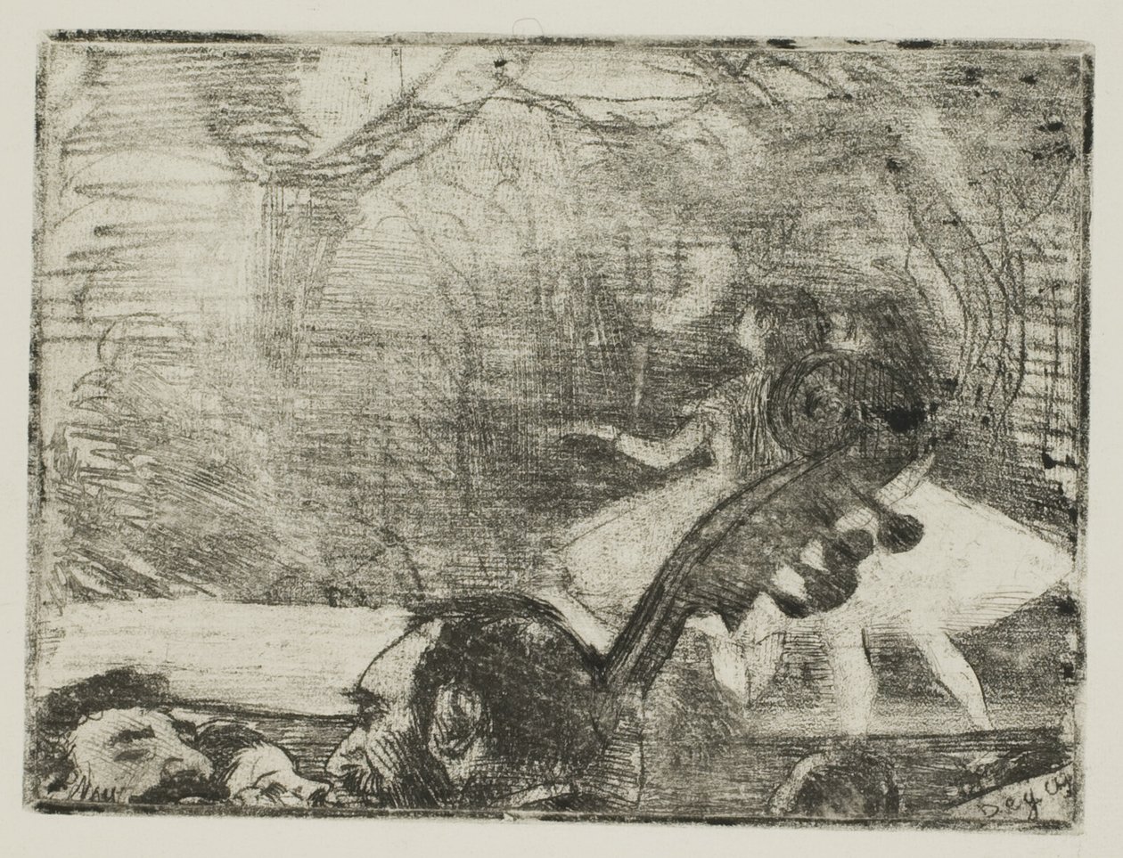 På scen I av Hilaire Germain Edgar Degas