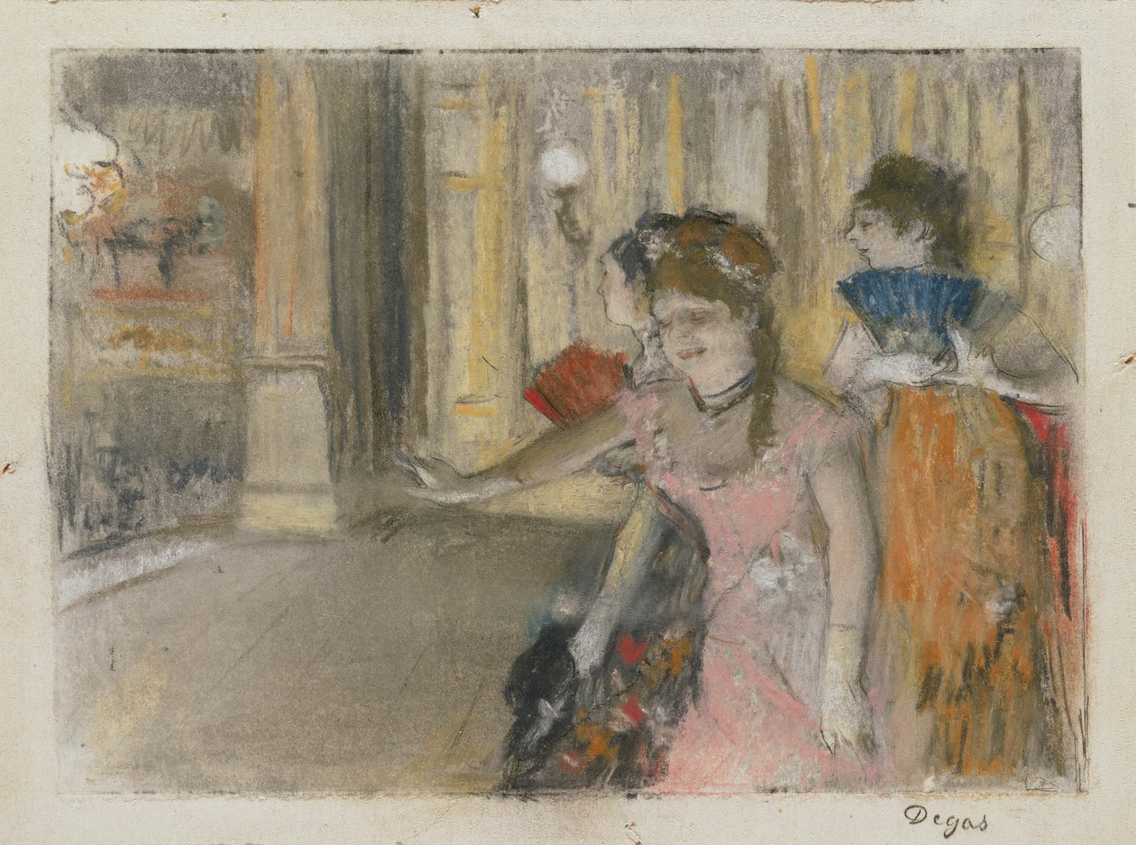 Sångare på scenen av Hilaire Germain Edgar Degas