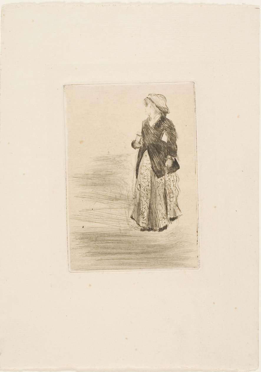 Skådespelerskan Ellen Andrée av Hilaire Germain Edgar Degas