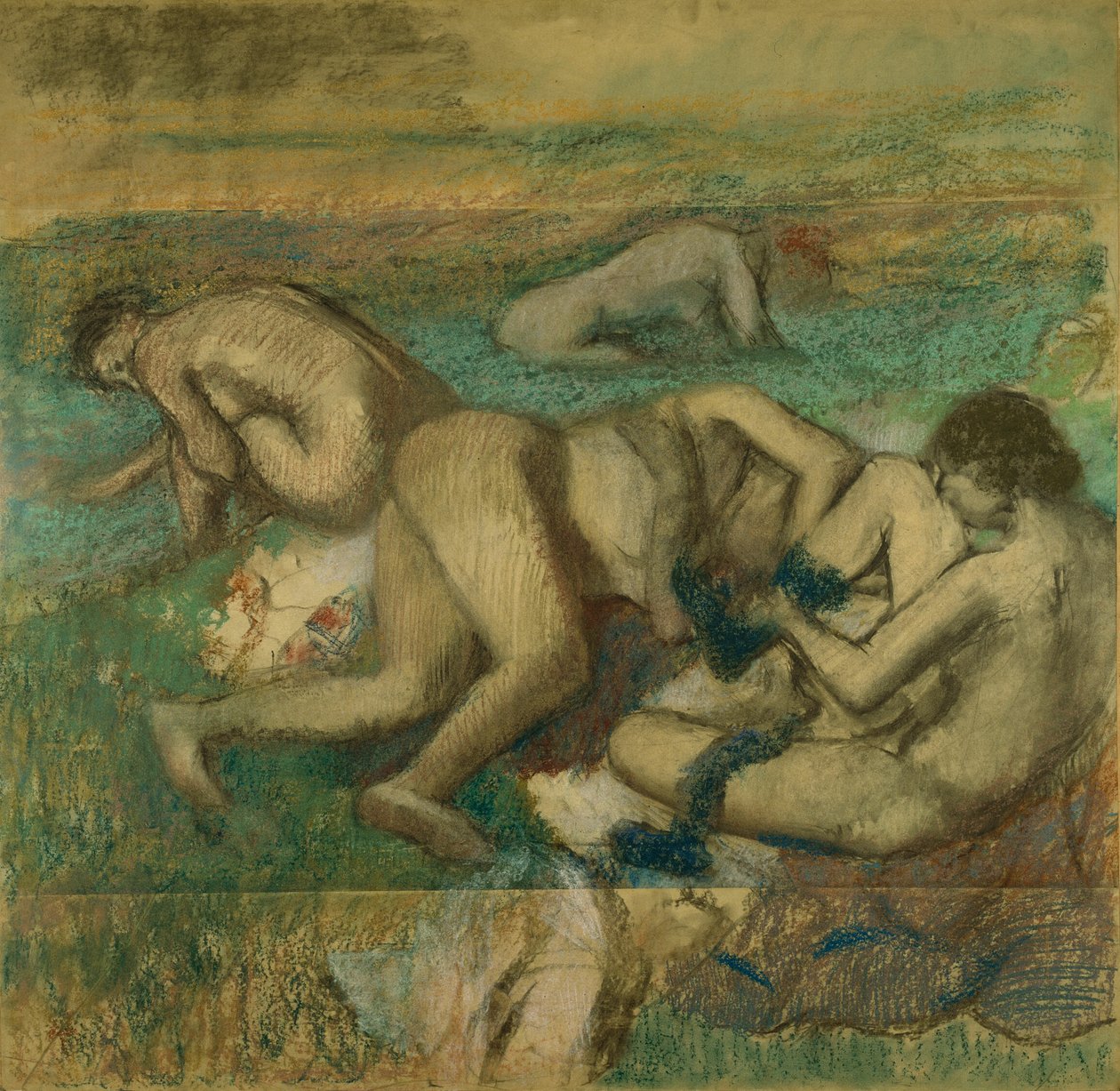 De badande av Hilaire Germain Edgar Degas