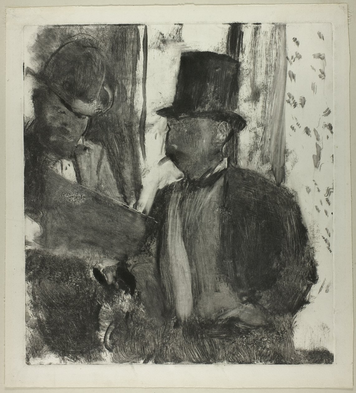 De två konnässörerna av Hilaire Germain Edgar Degas