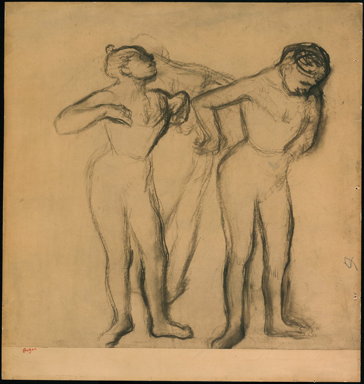 Tre dansare av Hilaire Germain Edgar Degas