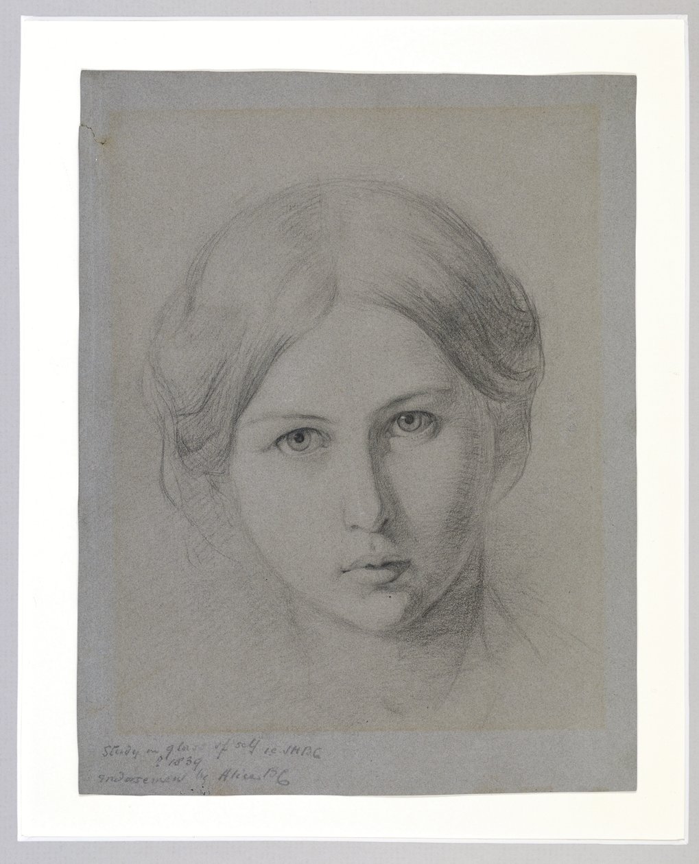 Självporträtt, 1839 av Hilary Bonham Carter