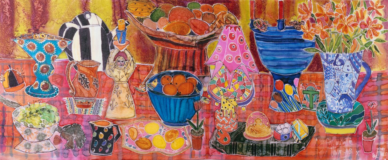 My Favorite Things, 2005 (färgämnen på siden) av Hilary Simon