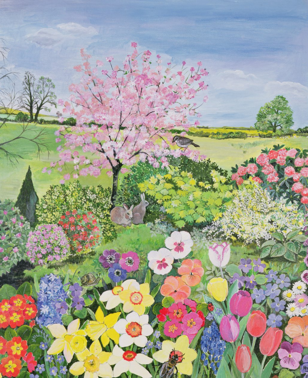 Spring from the Four Seasons (en av en uppsättning om fyra) av Hilary Jones