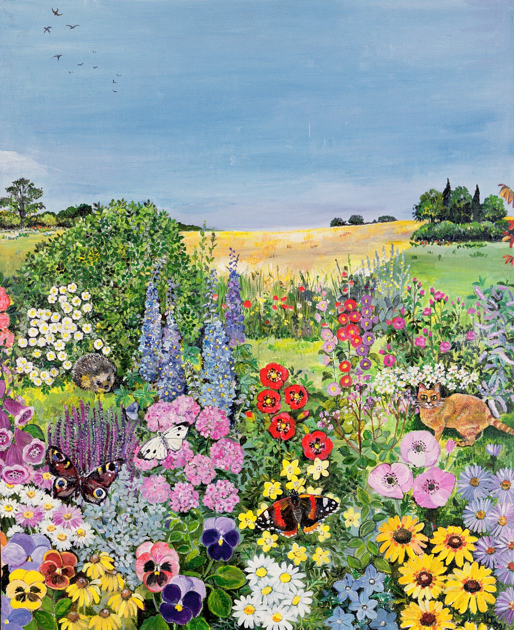 Sommar från The Four Seasons (en av en uppsättning om fyra) av Hilary Jones