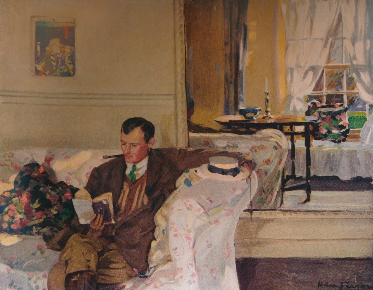 Porträtt av Algernon Talmage, c1900 1914-1915 av Hilda Fearon