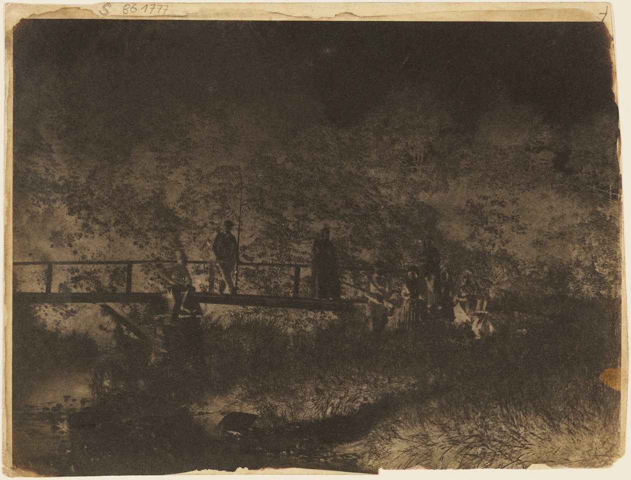 [Bron över Kenley Burn, Burnside] av Hill and Adamson