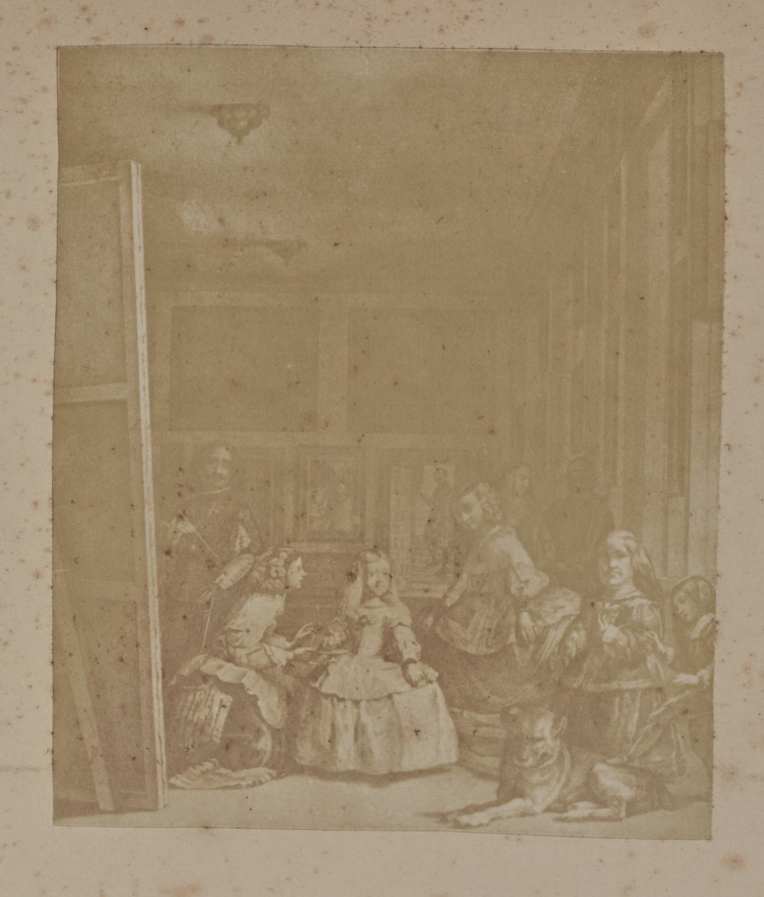 [Gravyr av "Las Meninas" av Velazquez] av Hill and Adamson
