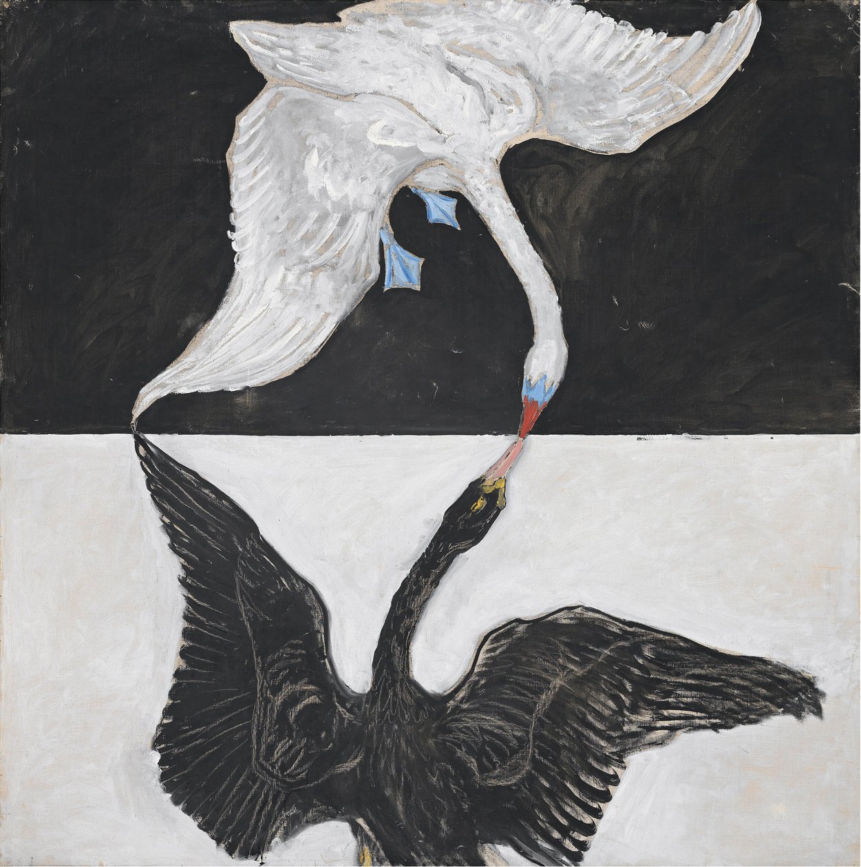 Grupp IX/SUW, nr 1, Svanen, nr 1 av Hilma af Klint