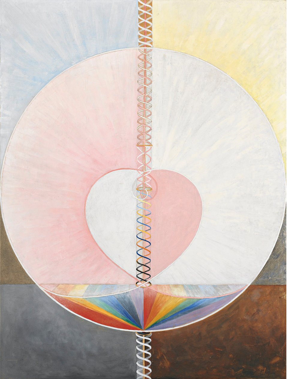 Grupp IX/UW, nr 25, Duvan, nr 1 (olja på duk) av Hilma af Klint