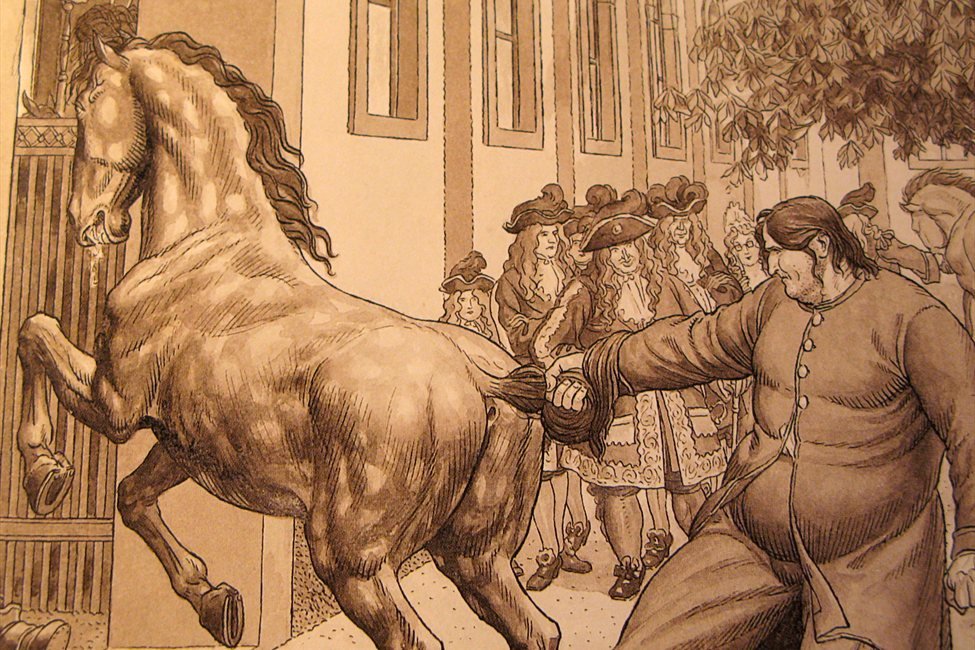  Ilustracija za knjigo Martin Krpann av Hinko Smrekar