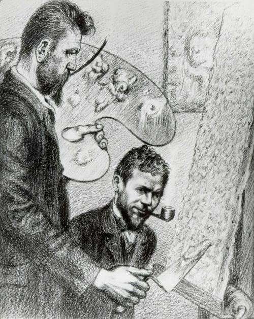 Ivan Grohar   and  Peter Zmitek av Hinko Smrekar